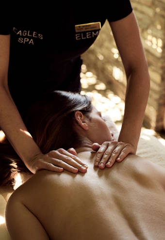 Eagles Resort Chalkidiki back massage
